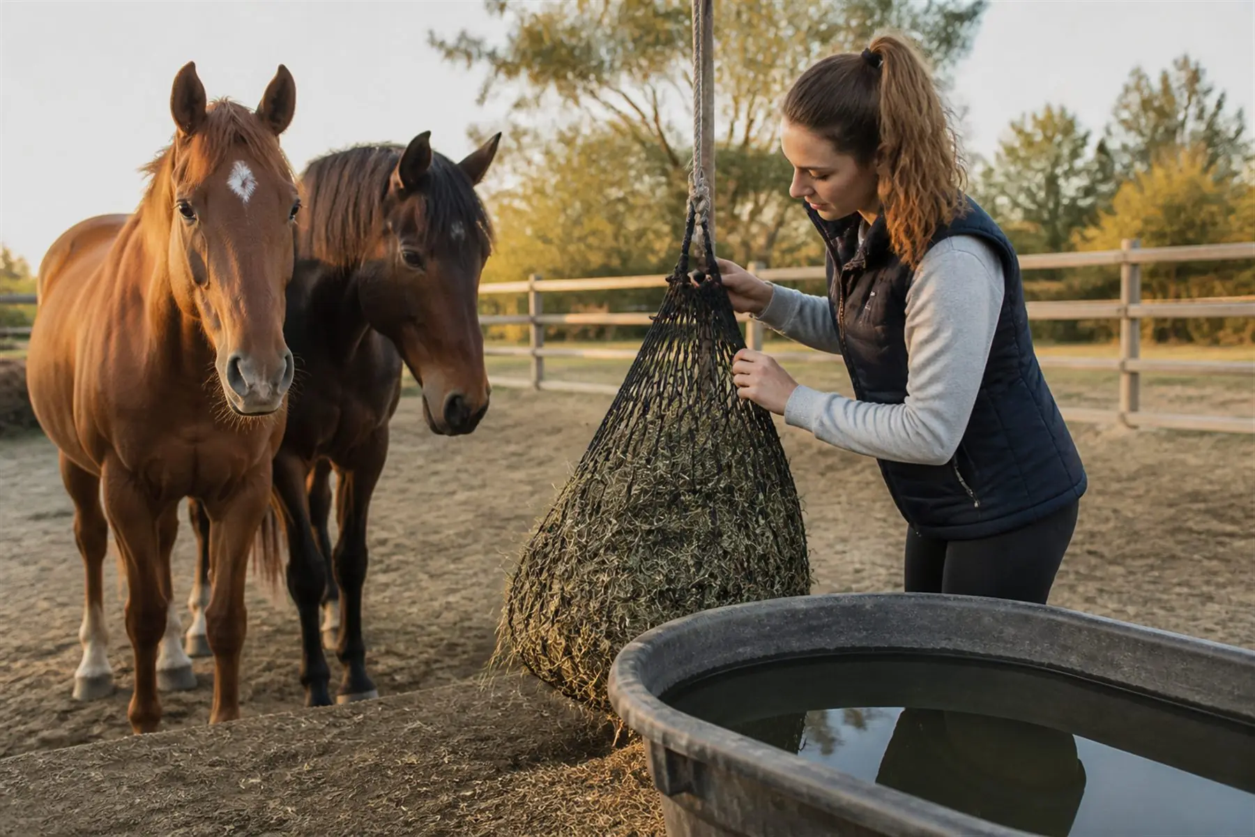 Illustration IA : préparation du budget et des documents d’un propriétaire de cheval