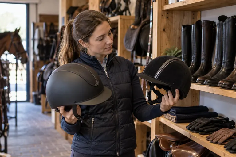 Choix d’un casque d’équitation en sellerie